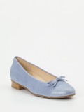 Hassia – Ballerinas aus Veloursleder Pastellblau