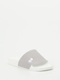 Thies – Badepantolette aus Textil in Hellgrau