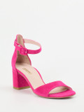 Paul Green – Sandalette aus Veloursleder Pink