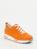 Semler – Sneaker aus Veloursleder in Orange