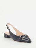 Konstantin Starke – Slingpumps aus Lammleder Dunkelblau