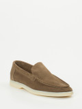 Konstantin Starke – Loafer aus Veloursleder sandbraun