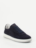 Konstantin Starke – Sneaker aus Veloursleder navyblau