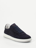 Konstantin Starke – Sneaker aus Veloursleder navyblau