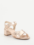 Gabor Comfort – Sandale aus Metallicleder Roségold