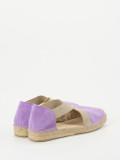 Andrea Puccini – Espadrilles aus Veloursleder in Flieder