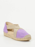 Andrea Puccini - Keilsandalette aus Veloursleder