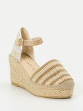 Andrea Puccini - Espadrilles aus Textil in beige
