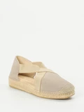 Andrea Puccini - Keilsandalette aus Veloursleder