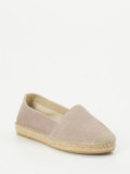 Andrea Puccini – Espadrilles aus Veloursleder Taupe