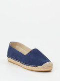 Andrea Puccini – Espadrilles aus Veloursleder marineblau
