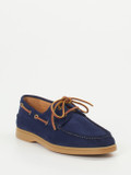 Konstantin Starke – Bootsschuhe aus Veloursleder marineblau
