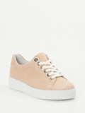 Semler – Sneaker aus Veloursleder beige