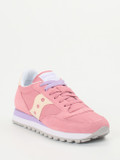 Saucony – Retro-Sneaker aus Veloursleder und Textil rosa