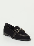 Konstantin Starke – Loafer aus Veloursleder Schwarz