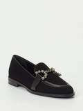 Konstantin Starke – Loafer aus Veloursleder Schwarz