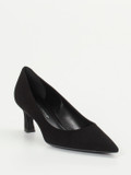 Konstantin Starke – Kitten-Heel-Pumps aus Veloursleder schwarz