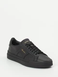 Santoni - Sneaker aus Kalbleder in schwarz