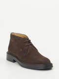Tod's – Desert Boots aus Veloursleder Dunkelbraun