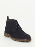 Floris van Bommel – Desert Boots aus Veloursleder Blau