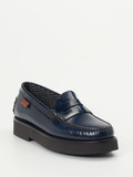 Tod's - Slipper aus Hochglanzleder in blau