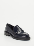 Konstantin Starke – Loafer aus Hochglanzleder in Blau