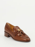 Tod's – Tassel Loafer aus Kalbleder braun