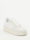 Copenhagen – Plateau-Sneaker aus Kalbleder Offwhite