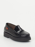Tod's - Slipper aus Hochglanzleder in schwarz