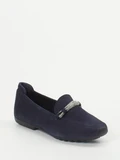 Mania - Slipper aus Veloursleder in blau