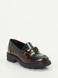 Konstantin Starke – Loafer aus Hochglanzleder Bicolor