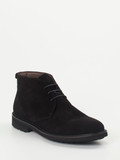 Konstantin Starke – Desert Boots aus Veloursleder Schwarz