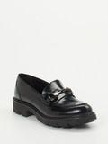 Konstantin Starke – Loafer aus Hochglanzleder schwarz