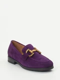 Gabor Comfort - Slipper aus Veloursleder in blau