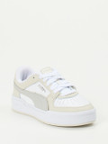 Puma – Sneaker aus Leder-Mesh-Mix in Offwhite