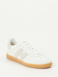 Hogan – Sneaker aus Kalbleder in Weiß-Beige