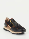 Gabor Comfort – Sneaker aus Veloursleder Schwarz