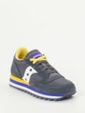 Saucony – Retro-Sneaker aus Textil und Veloursleder grau