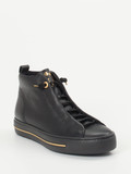 Paul Green - Sneaker High aus Kalbleder in schwarz