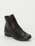 Think – Schnürstiefelette aus Kalbleder Schwarz