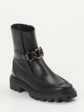 Tod's – Biker-Stiefelette aus Kalbleder Schwarz