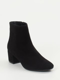 Konstantin Starke – Stiefeletten aus Veloursleder schwarz