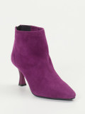 Konstantin Starke – Ankle Boots aus Veloursleder Violett