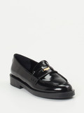 Konstantin Starke – Loafer aus Hochglanzleder schwarz