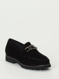 Sioux – Loafer aus Veloursleder Schwarz