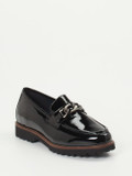 Sioux – Loafer aus Lackleder Schwarz