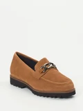 Sioux - Slipper aus Veloursleder in braun