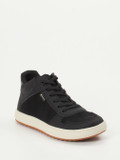 Vado – Mid-Top Sneaker aus Veloursleder Schwarz