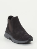 Gabor Comfort – Chelsea-Stiefelette aus Veloursleder grau