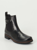 Gabor – Chelsea Boots aus Kalbleder schwarz glänzend